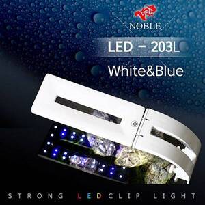 [특가] 노블 LED-203L(화이트&amp;블루) 1~1.5자용